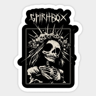 spirit bridge skull Sticker